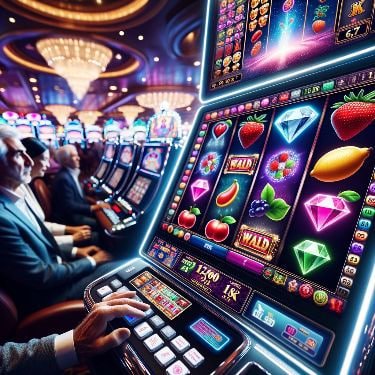 Tampilan antarmuka Jewels of Prosperity di kakakjudi dengan simbol-simbol permata dan emas